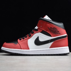 AIR JORDAN 1 MID CHICAGO TOE BLACK