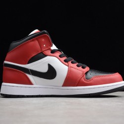 AIR JORDAN 1 MID CHICAGO TOE BLACK